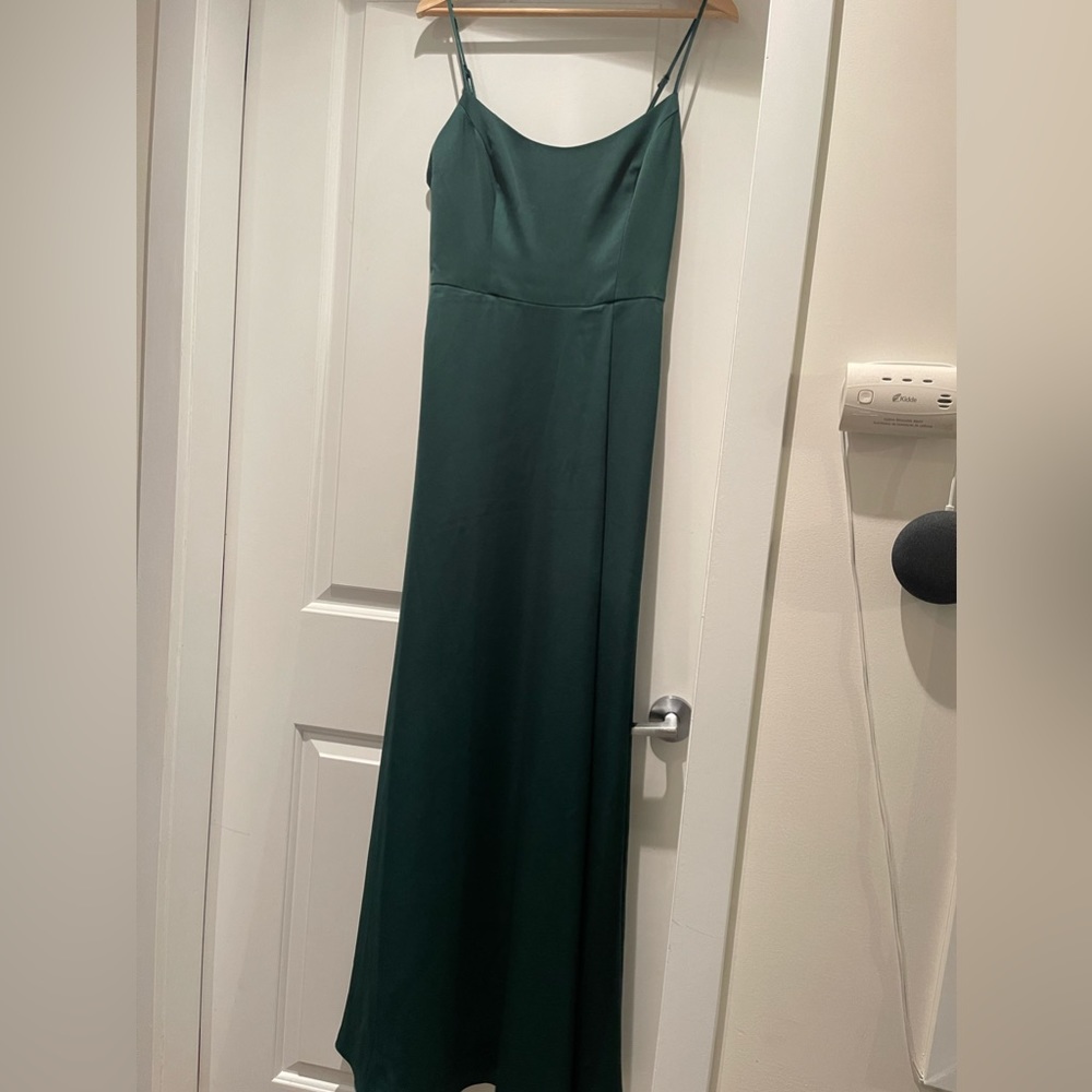 Emerald/Forest Green Dress David’s Bridal Size 8